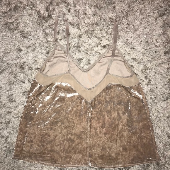 ZARA velvet strap tank top SIZE MEDIUM - Picture 6 of 12